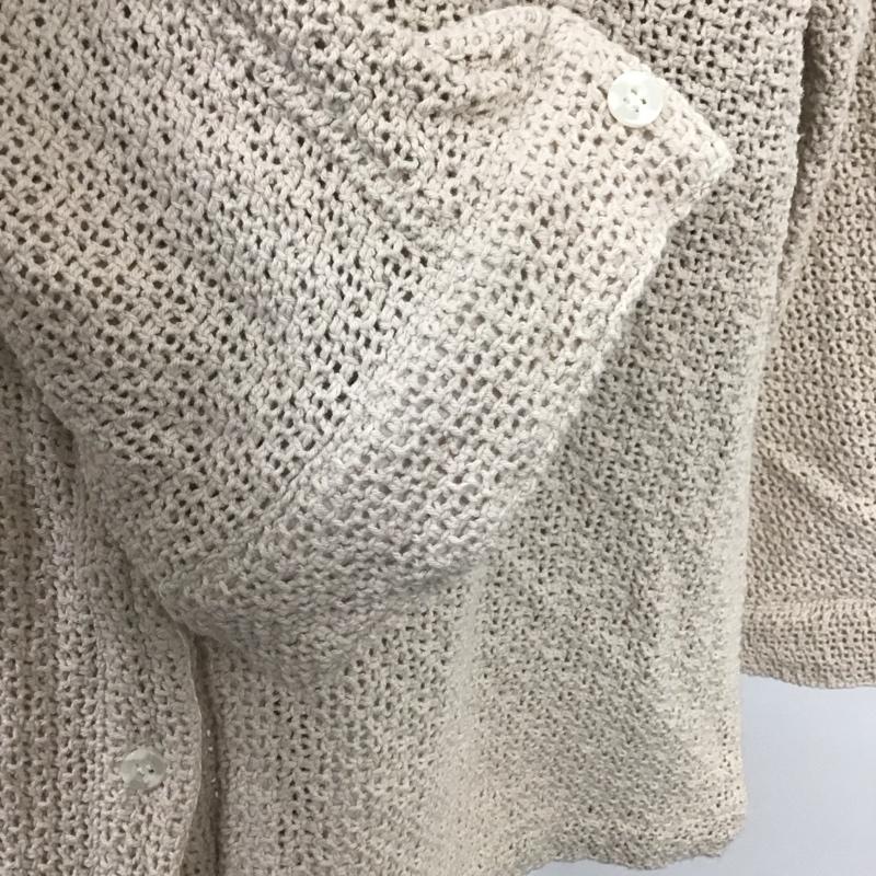 マウジー MOUSSY シャツ、ブラウス 長袖 010DS330-0550 MESH SHIRTS JACKET メッシュ FREE 無地 アイボリー / アイボリー / レディース USED 古着 中古 10120235