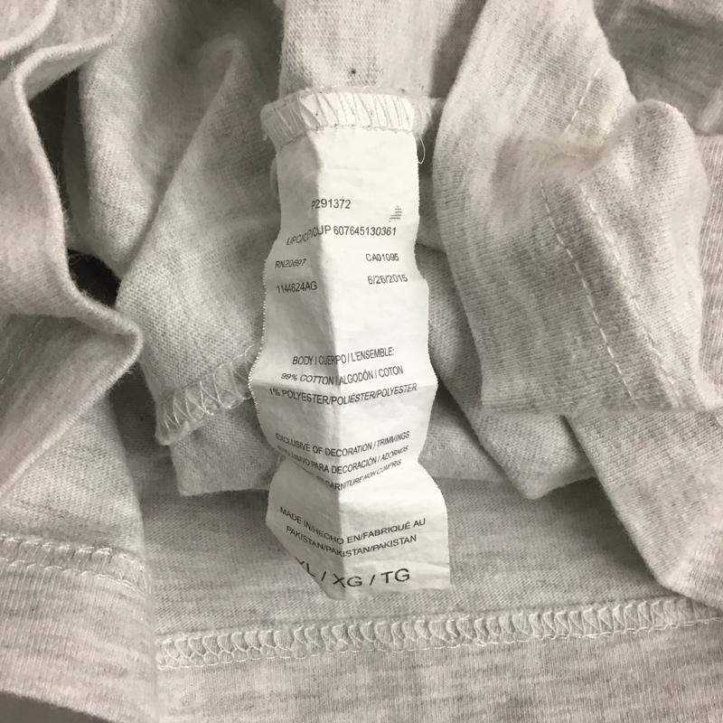 ディッキーズ Dickies Tシャツ 半袖 半袖カットソー プリントTシャツ クルーネックカットソー XL ロゴ、文字 灰 / グレー / メンズ USED 古着 中古 10127633