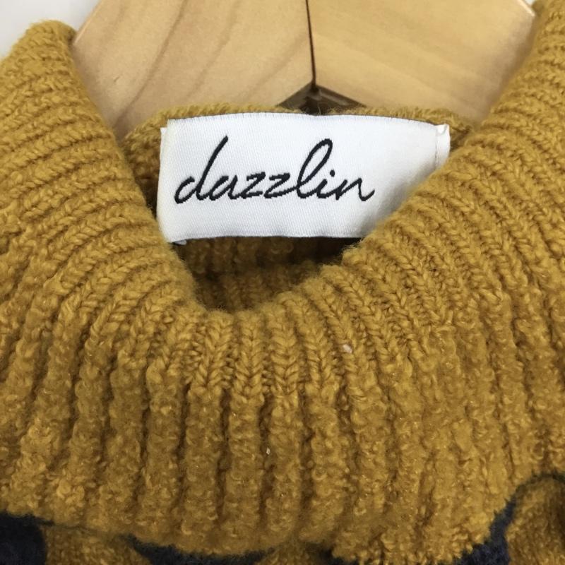 ダズリン dazzlin ニット、セーター 長袖 FREE 無地 マスタード / マスタード /  レディース USED 古着 中古 10110571