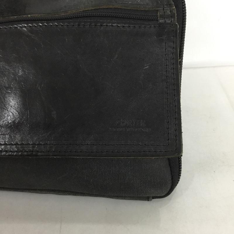 ポーター PORTER ウエストバッグ ウエストバッグ ロゴ、文字 黒 / ブラック / メンズ USED 古着 中古 10132048