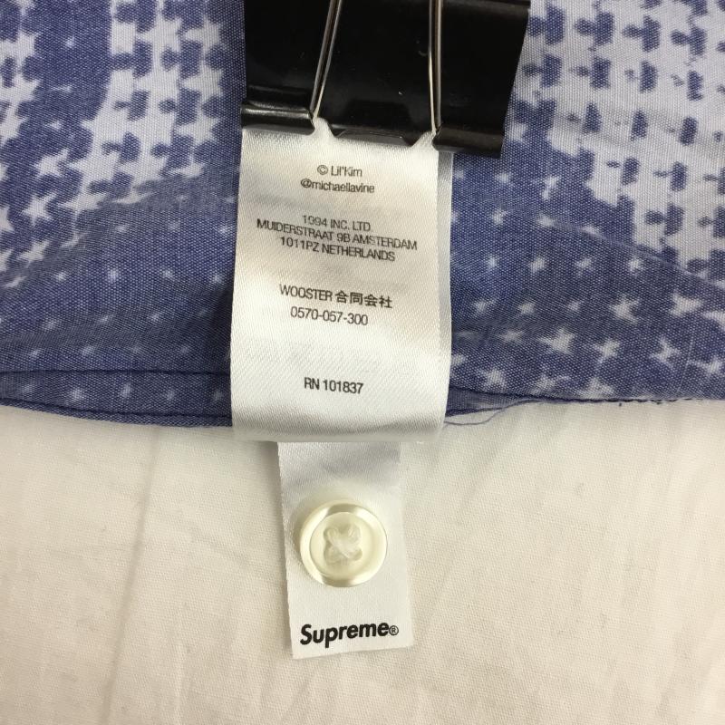 シュプリーム Supreme シャツ、ブラウス 半袖 Supreme 22SS LIL KIM SHIRT M 総柄 青 / ブルー / X 水色 / ライトブルー / X 赤 / レッド / メンズ USED 古着 中古 10127969