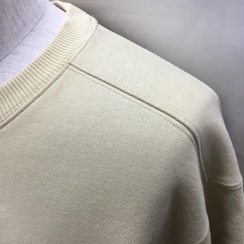 チャンピオン Champion トレーナー 長袖 2018AW Champion 3DMetallicCrewneck 3Dメタリッククルーネックスウェット コラボ M ロゴ、文字 ベージュ / ベージュ /  メンズ USED 古着 中古 10118636