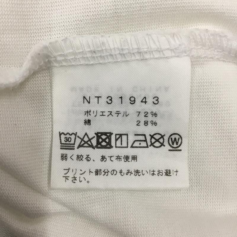 ザノースフェイス THE NORTH FACE Tシャツ 半袖 NT31943 L ロゴ、文字 X プリント 白 / ホワイト / メンズ USED 古着 中古 10113469