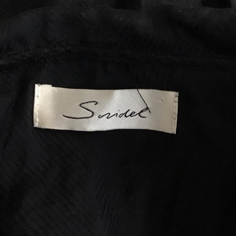 スナイデル SNIDEL シャツ、ブラウス 七分袖 SFBD10119-102 シアー FREE 無地 黒 / ブラック / レディース USED 古着 中古 10114904