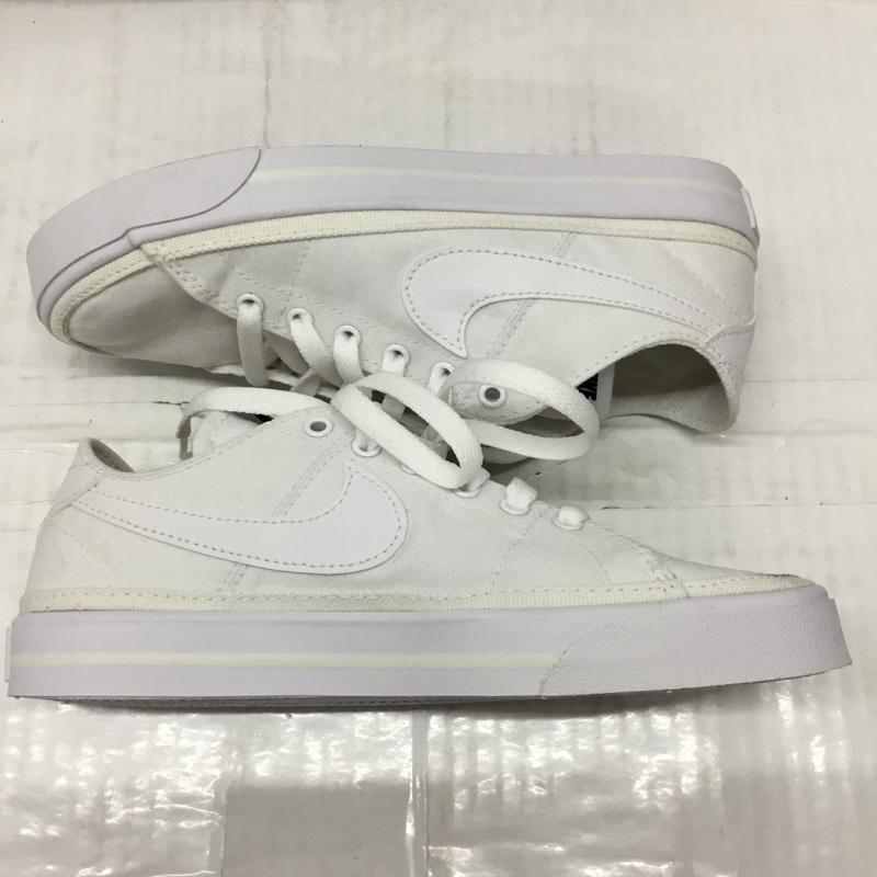 ナイキ NIKE スニーカー スニーカー CZ0294-100 レガシー キャンバス 23.5cm 23.5cm ロゴ、文字 白 / ホワイト / レディース USED 古着 中古 10107570
