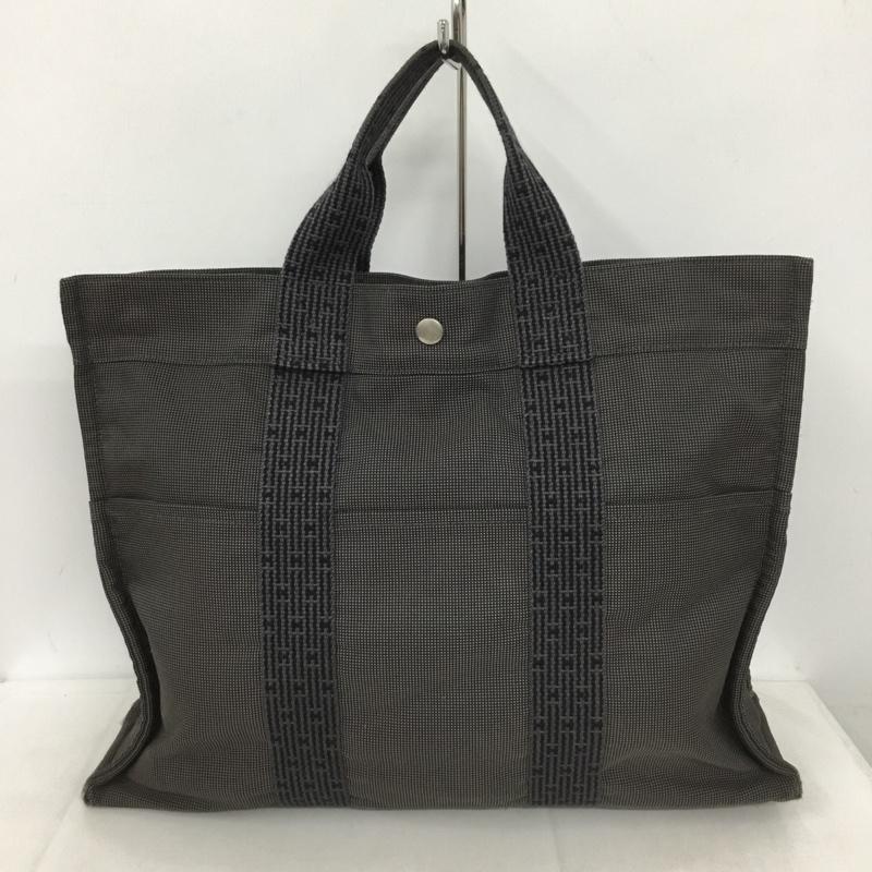 エルメス HERMES トートバッグ トートバッグ 無地 チャコールグレー / チャコールグレー / メンズ USED 古着 中古 10138854