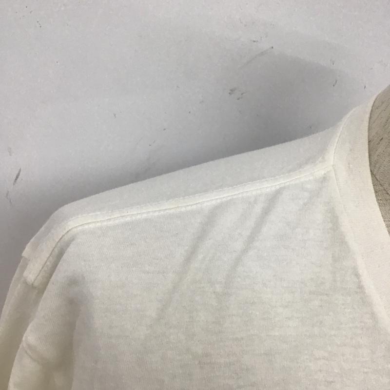 デウスエクスマキナ DEUS EX MACHINA カットソー 長袖 DMP81106B HappySkullsLsTee プリントTシャツ ロングスリーブT L プリント 白 / ホワイト / メンズ USED 古着 中古 10105559