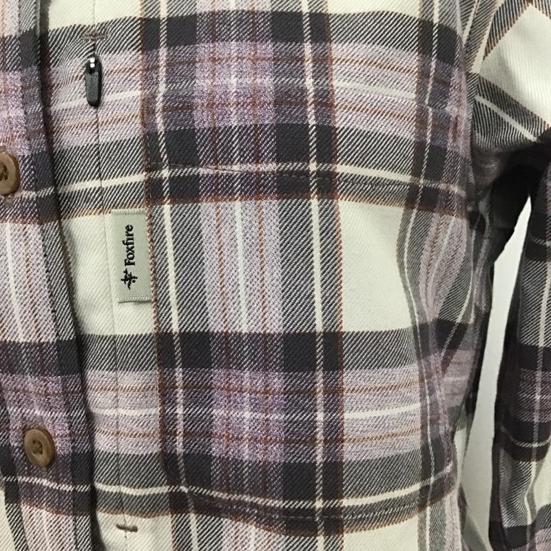 フォックスファイヤー FOXFIRE シャツ、ブラウス 長袖 8112155 TSラフチェックシャツ 長袖シャツ チェックシャツ M チェック マルチカラー / マルチカラー / レディース USED 古着 中古 10110259