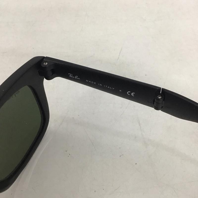 レイバン Ray-Ban めがね・サングラス サングラス RB4105 WAYFARER FOLDING CLASSIC 折り畳み ミラーレンズ ケース付き ロゴ、文字 黒 / ブラック / メンズ USED 古着 中古 10135376