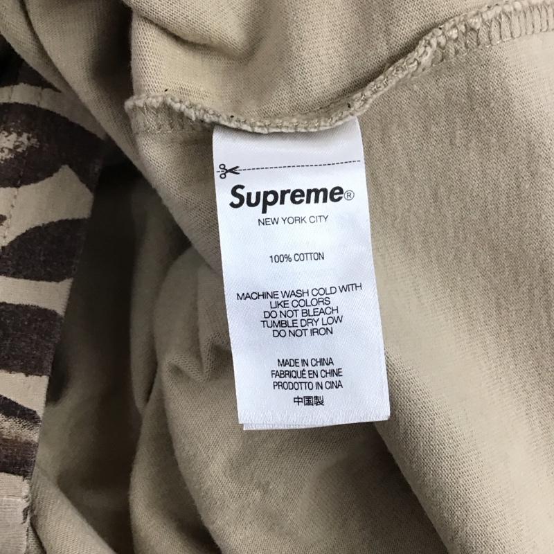 シュプリーム Supreme Tシャツ 半袖 2021FW NewYorkYankeesTシャツ 半袖カットソー プリントTシャツ L プリント ベージュ / ベージュ / メンズ USED 古着 中古 10131142