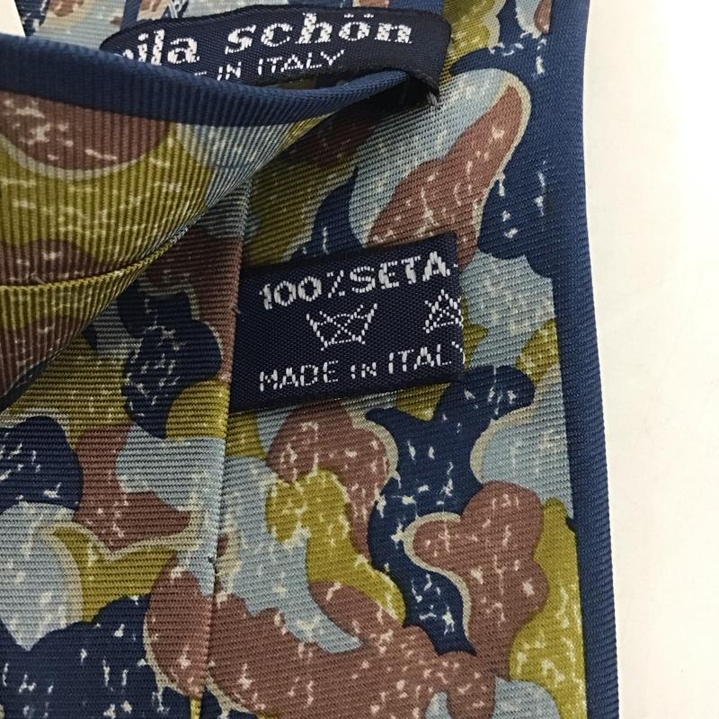 ミラ・ショーン mila schon ネクタイ ネクタイ シルク 総柄 マルチカラー / マルチカラー / メンズ USED 古着 中古 10135323