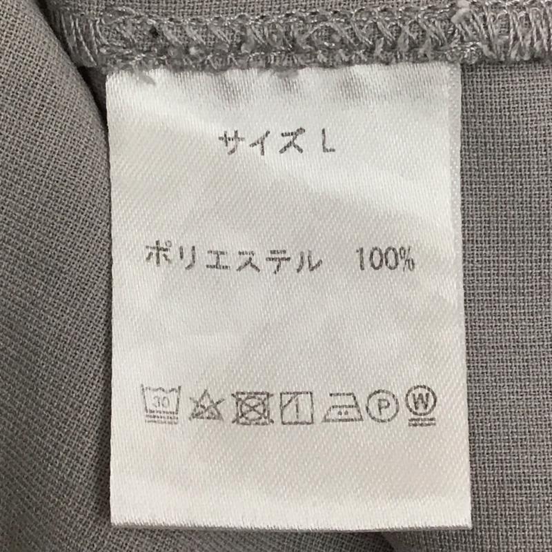 カンゴール KANGOL シャツ、ブラウス 半袖 L ワンポイント 灰 / グレー / メンズ USED 古着 中古 10117045