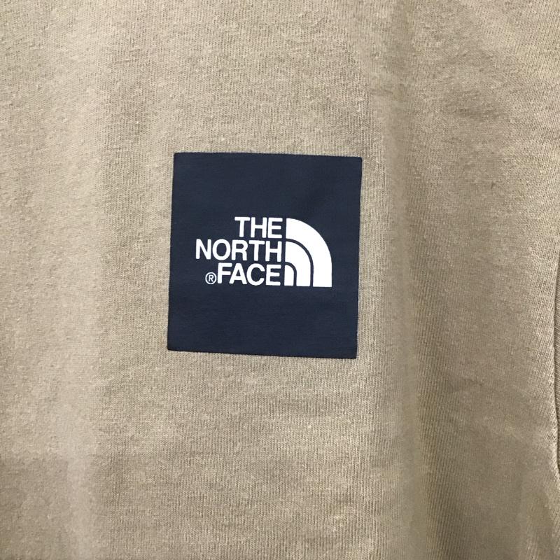 ザノースフェイス THE NORTH FACE Tシャツ 半袖 nt81838 BOXLOGOTEE 半袖カットソー クルーネック L ロゴ、文字 ベージュ / ベージュ / メンズ USED 古着 中古 10129523