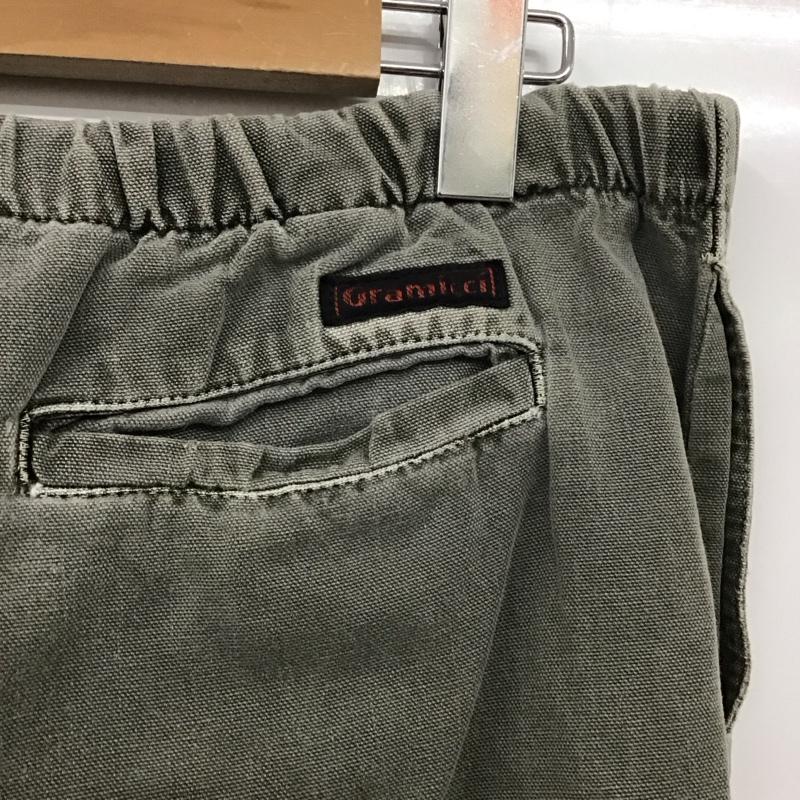 グラミチ GRAMICCI パンツ デニム、ジーンズ ワークパンツ ワイドパンツ カジュアルパンツ M 無地 カーキ / カーキ / メンズ USED 古着 中古 10130141