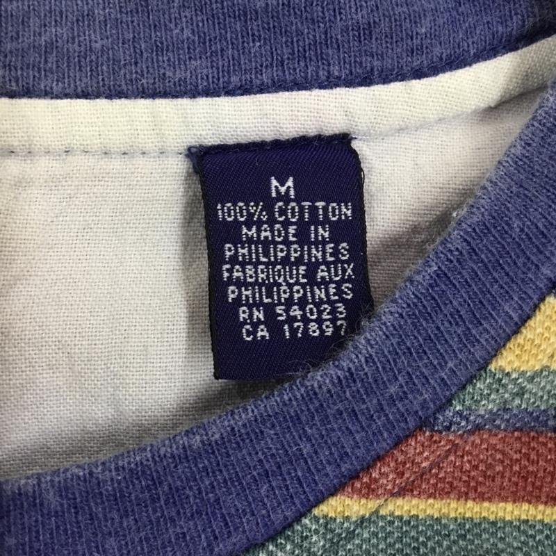 ギャップ GAP Tシャツ 半袖 半袖カットソー プリントTシャツ クルーネックカットソー 古着 M ボーダー柄 マルチカラー / マルチカラー / メンズ USED 古着 中古 10117095