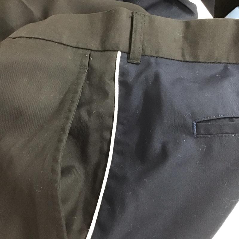 24カラッツ 24karats パンツ スラックス 24954883 サイドライン XL 無地 黒 / ブラック / X 紺 / ネイビー / メンズ USED 古着 中古 10131339
