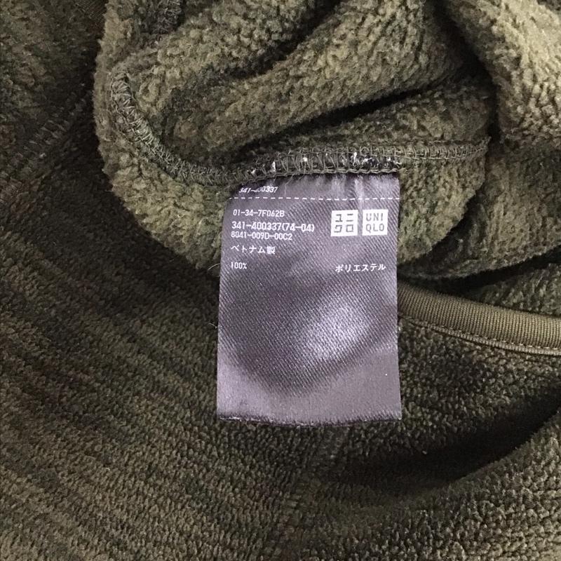 ユニクロ UNIQLO ジャケット、上着 ジャケット、ブレザー 341-400337 フリースフルジップジャケット M 無地 カーキ / カーキ / メンズ USED 古着 中古 10130010