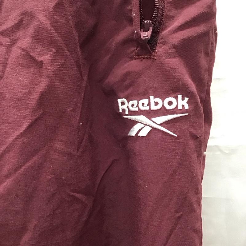 リーボック Reebok パンツ ワークパンツ、ペインターパンツ ジャージ パンツ ワイドパンツ カジュアルパンツ スポーツウェア 0 ロゴ、文字 えんじ / ワインレッド / メンズ USED 古着 中古 10117421