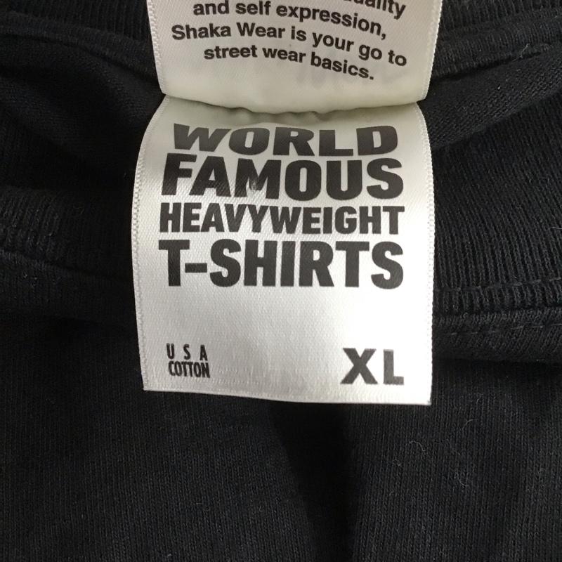 シャカウエア Shaka wear カットソー 長袖 長袖カットソー 無地カットソー クルーネック XL 無地 黒 / ブラック / メンズ USED 古着 中古 10138109