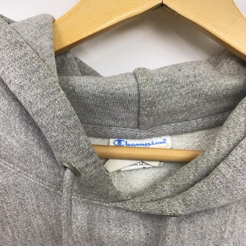 チャンピオン Campion パーカー 長袖 フーディ M 無地 灰 / グレー / メンズ USED 古着 中古 10130007