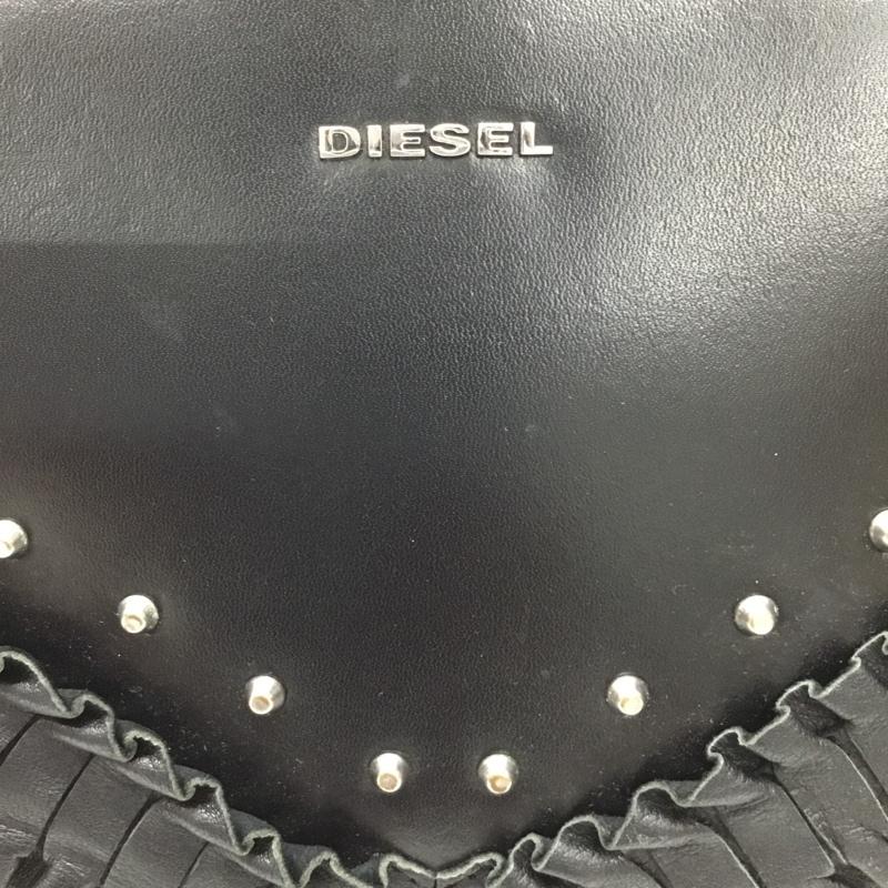 ディーゼル DIESEL ショルダーバッグ ショルダーバッグ スタッズ ロゴ、文字 黒 / ブラック / レディース USED 古着 中古 10107598