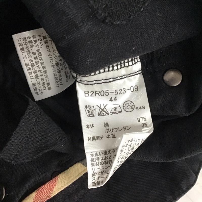 バーバリー BURBERRY パンツ デニム、ジーンズ カジュアルパンツ スリムパンツ ストレートパンツ ストレッチパンツ 44 無地 黒 / ブラック / レディース USED 古着 中古 10122484