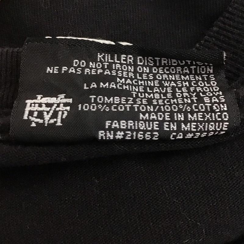 フェイマス FAMOUZ Tシャツ 半袖 M プリント X ロゴ、文字 黒 / ブラック / メンズ USED 古着 中古 10145670