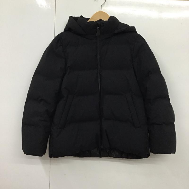 ユニクロ UNIQLO ジャケット、上着 ダウンジャケット 211-432025 シームレスダウンパーカ L 無地 黒 / ブラック / レディース USED 古着 中古 10130961