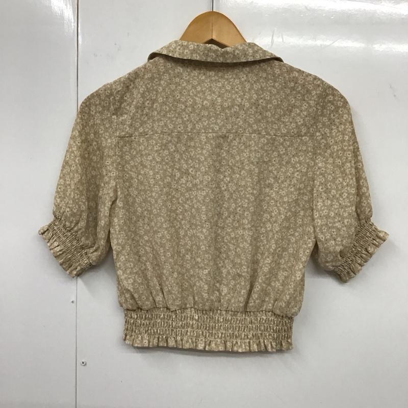 オリーブデオリーブ OLIVE des OLIVE シャツ、ブラウス 半袖 FREE 総柄 ベージュ / ベージュ / レディース USED 古着 中古 10131841