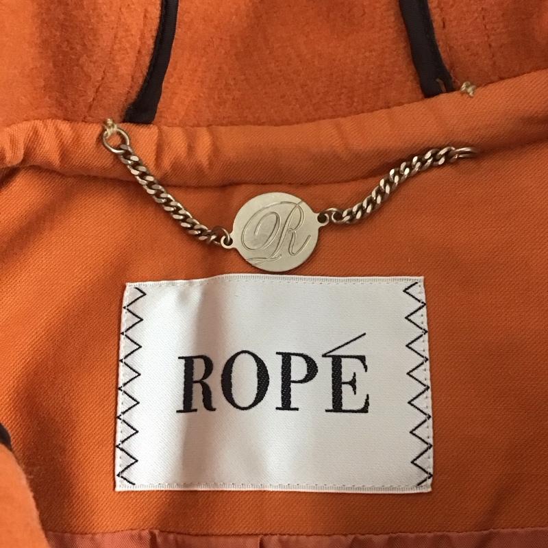 ロペ ROPE ジャケット、上着 ジャンパー、ブルゾン ダッフルコート アウター フード付きブルゾン ロングコート 38 無地 橙 / オレンジ / レディース USED 古着 中古 10111765