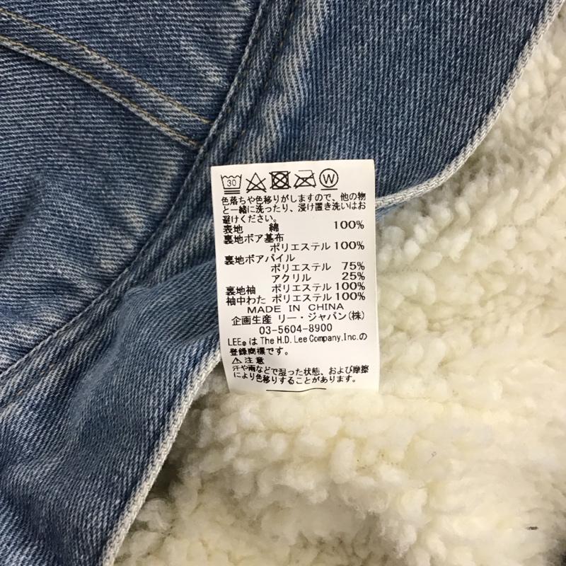 リー Lee ジャケット、上着 ジャケット、ブレザー LT0914 デニムジャケット ストームライダー L 無地 青 / ブルー / レディース USED 古着 中古 10133715