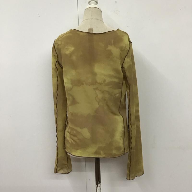 ジーナシス JEANASIS カットソー 長袖 js0683831sb シアートップス 長袖カットソー FREE プリント マルチカラー / マルチカラー / レディース USED 古着 中古 10122528