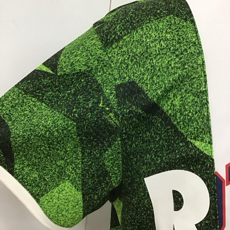 ラッセルノ Russeluno カットソー 半袖 rs-1910307 半袖ポロシャツ ルチャカモフラ×星柄 ゴルフウェア スポーツウェア 5 ロゴ、文字 マルチカラー / マルチカラー / メンズ USED 古着 中古 10107106