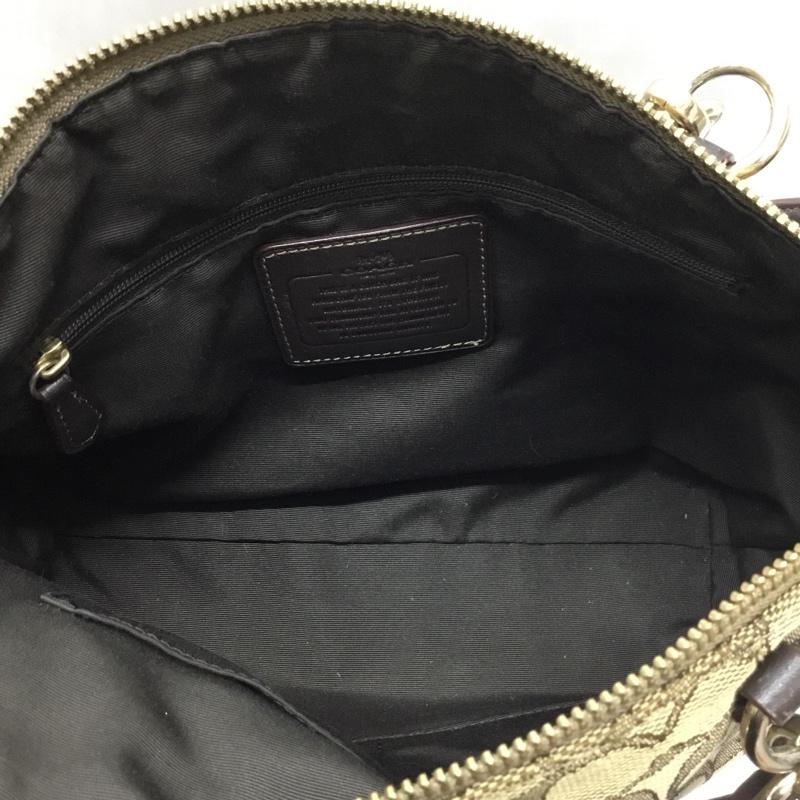コーチ COACH ハンドバッグ ハンドバッグ F36625 シグネチャー 2WAY 総柄 ベージュ / ベージュ / X 茶 / ブラウン / レディース USED 古着 中古 10119659