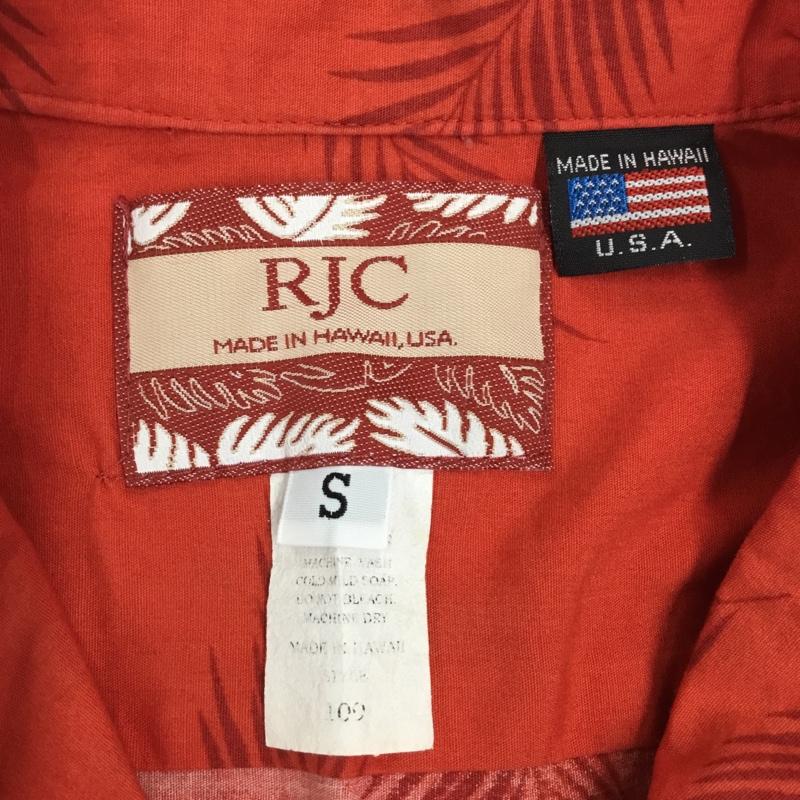 古着 USED シャツ、ブラウス 半袖 半袖シャツ カラーシャツ 半袖カットソー アロハシャツ S プリント 赤 / レッド /  メンズ USED 古着 中古 10108700