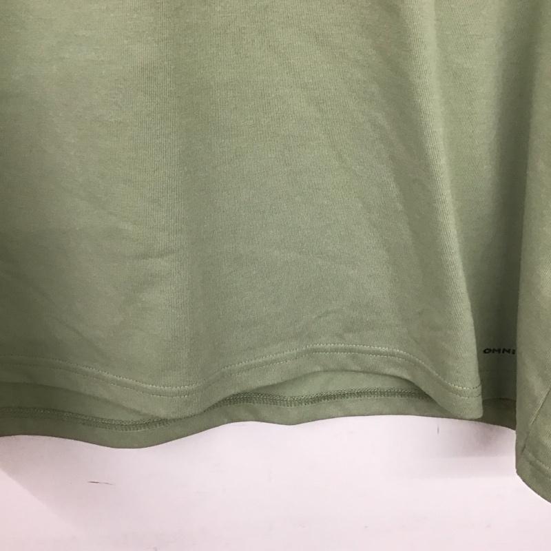 コロンビア Columbia Tシャツ 半袖 124 pl0224 チャールズドライブショートスリーブTシャツ 半袖カットソー L プリント カーキ / カーキ / レディース USED 古着 中古 10139717