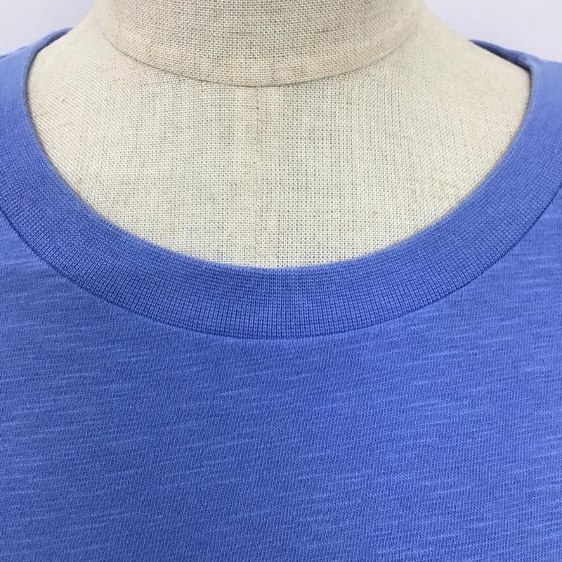 トミー ジーンズ TOMMY JEANS Tシャツ 半袖 クルーネック XS ロゴ、文字 青 / ブルー / レディース USED 古着 中古 10123066