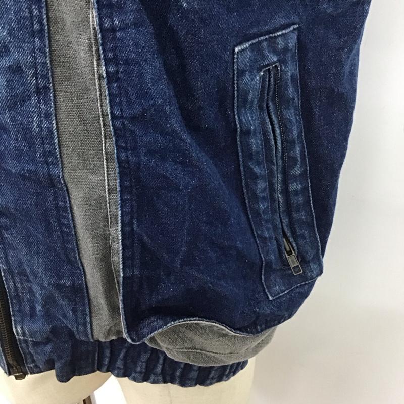 古着 USED ベスト ベスト デニムベスト フルジップ L 無地 青 / ブルー / メンズ USED 古着 中古 10122988