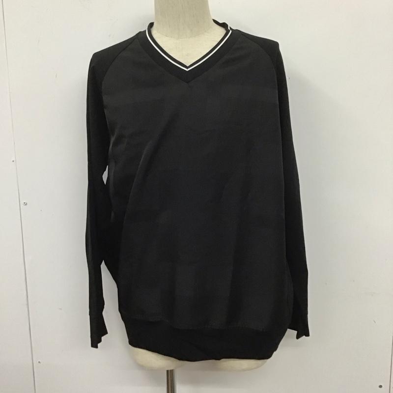 ブラックレーベルクレストブリッジ BLACK LABEL CRESTBRIDGE カットソー 長袖 長袖カットソー Vネックカットソー ロングスリーブカットソー L 無地 黒 / ブラック / メンズ USED 古着 中古 10106573