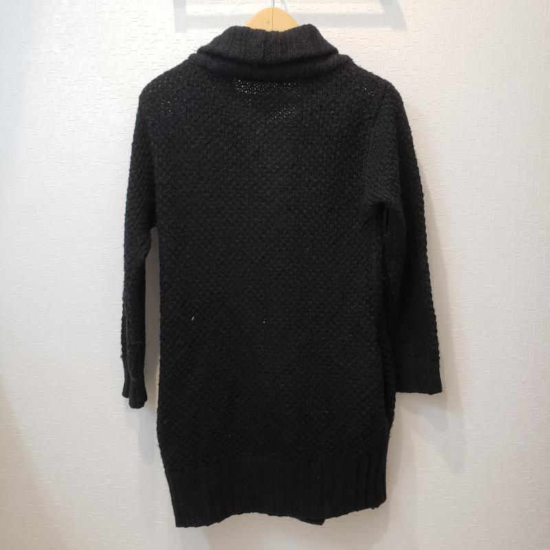 スピック&スパン Spick & Span カーディガン 七分袖 FREE 無地 黒 / ブラック / レディース USED 古着 中古 10008651