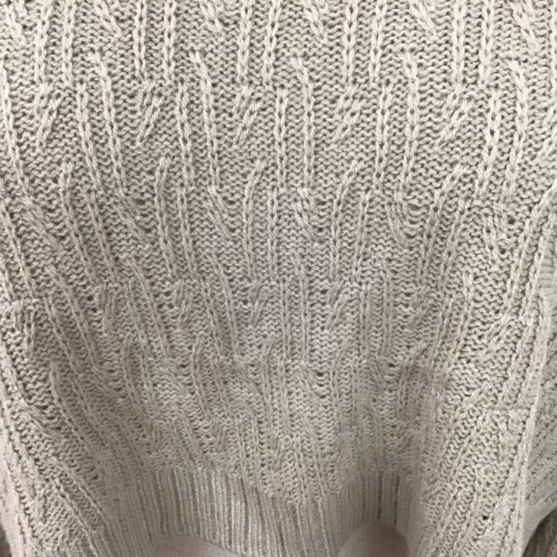 ローリーズファーム LOWRYS FARM ニット、セーター 長袖 FREE 無地 ベージュ / ベージュ / レディース USED 古着 中古 10125054