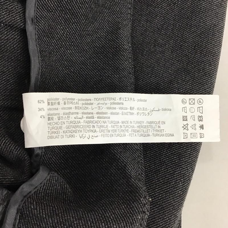 ザラ ZARA パンツ スラックス スラックス スリムパンツ ストレッチパンツ M 無地 灰 / グレー / レディース USED 古着 中古 10137647