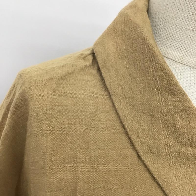 エヘカソポ ehka sopo シャツ、ブラウス 七分袖 1708593 ウエストドロスト FREE 無地 ベージュ / ベージュ / レディース USED 古着 中古 10118228