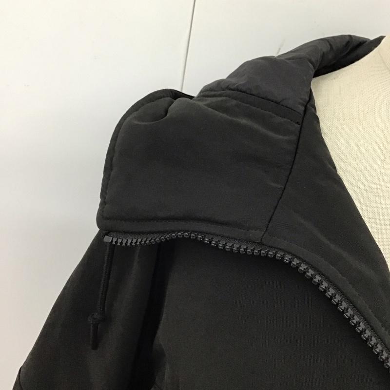 ユニクロ UNIQLO ジャケット、上着 ダウンジャケット 211-443185 ハイブリッドダウンオーバーサイズパーカ S 無地 黒 / ブラック / レディース USED 古着 中古 10120540