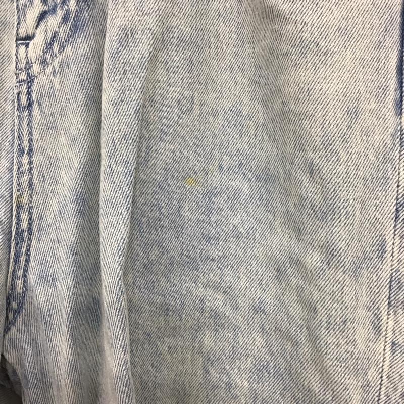 ザラ ZARA パンツ デニム、ジーンズ デニムパンツ ワイドパンツ カジュアルパンツ M 無地 インディゴ / インディゴ /  メンズ USED 古着 中古 10127309