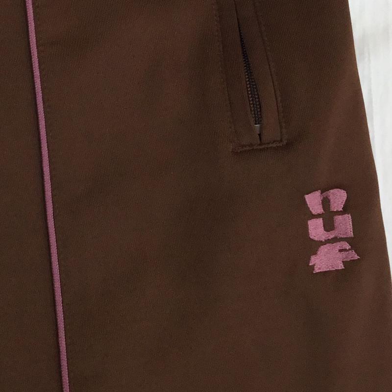ハフ HUF パンツ スラックス LEXINGTON TRACK PANT トラックパンツ M ロゴ、文字 茶 / ブラウン / X 桃 / ピンク / メンズ USED 古着 中古 10134999