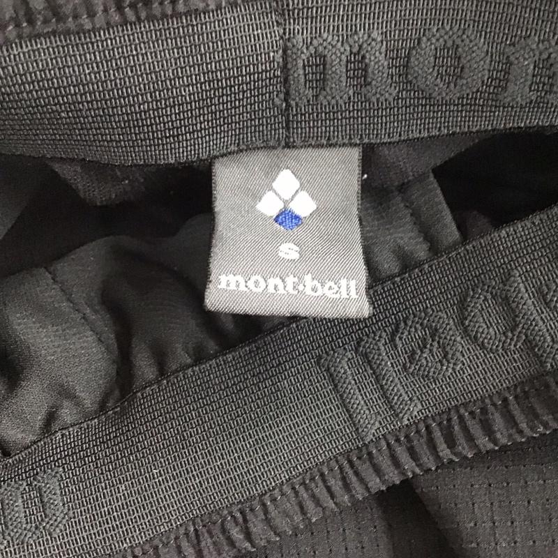 モンベル mont-bell パンツ ショートパンツ 1105527 トレールランニングショーツ ハーフパンツ ショートパンツ S ロゴ、文字 黒 / ブラック /  メンズ USED 古着 中古 10123766