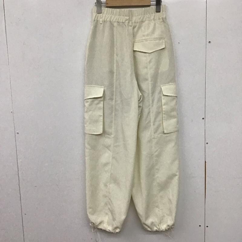 ジーナシス JEANASIS パンツ ワークパンツ、ペインターパンツ JS050828MC M 無地 白 / ホワイト / レディース USED 古着 中古 10137278