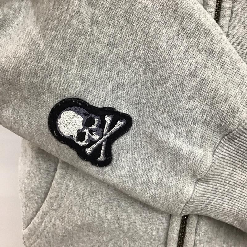 チャンピオン Champion パーカー 長袖 長袖パーカー フード付きパーカー プリントスウェット トレーナー M プリント 灰 / グレー / メンズ USED 古着 中古 10114415