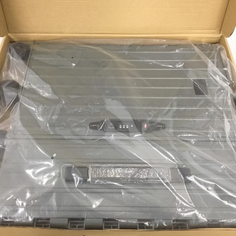 アンドフラット &.FLAT スーツケース、トランク スーツケース、トランク FL14-4-00002 折りたたみ ハードキャリーバッグ キャリーケース 箱有 ロゴ、文字 灰 / グレー / メンズ USED 古着 中古 10137510
